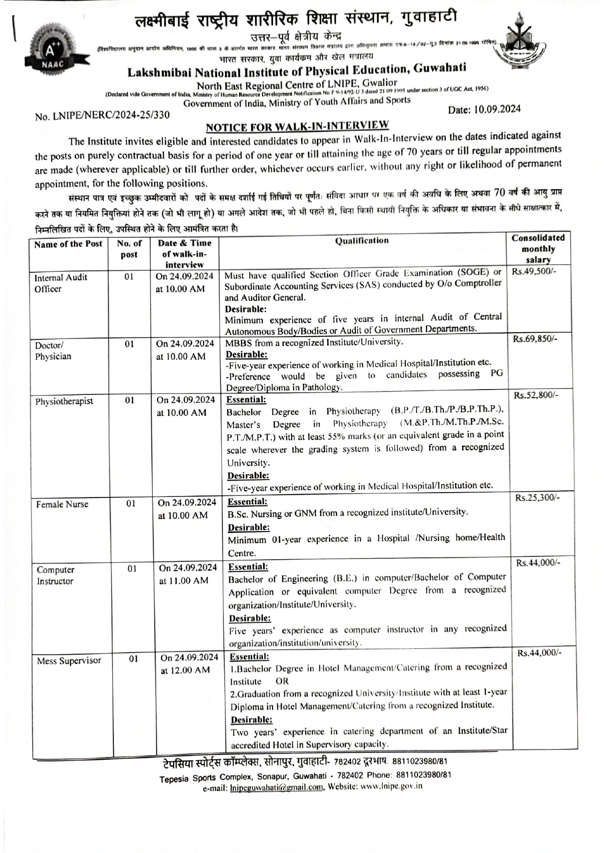 Notice Page 1